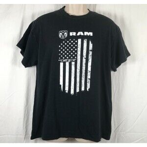 Dodge Ram TRX American Flag T-Shirt Large